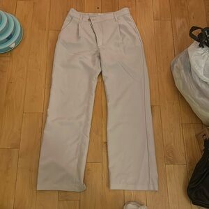 Cross waist Abercrombie beige slacks. Great for work or drinks.